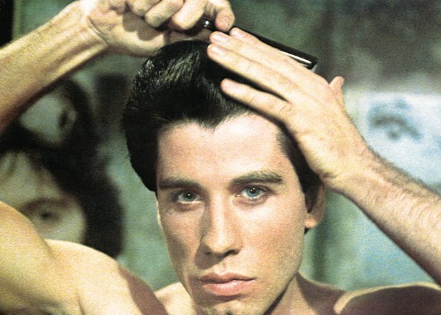 John Travolta hair